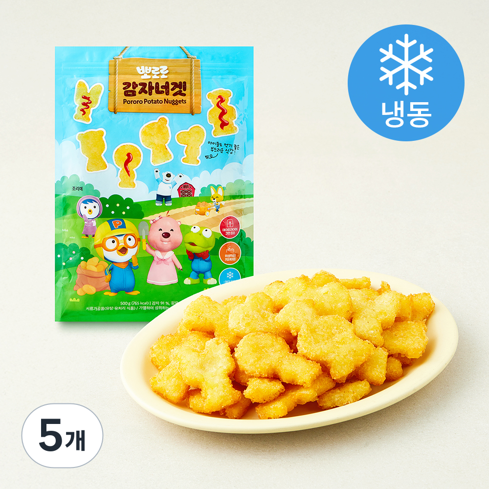 뽀로로 감자너겟 (냉동), 500g, 5개