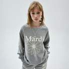 마르디메크르디 RAGLAN FLOWERMARDI SWEATSHIRT