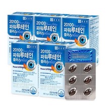 종근당 20100 파워 루테인 30캡슐 5박스 5개월분, 30정, 30정