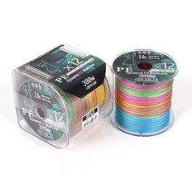 썬파인 오색 루어낚시줄 12합사 300m, 혼합색상