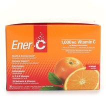 에너씨 비타민 C 에퍼베센트 파우더 드링크 믹스 오렌지 1000mg, 30개입, 1개