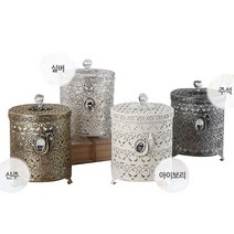 인투데코 원형휴지통, 주석, 1개, 1개