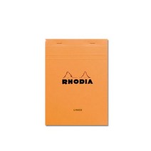 로디아 메모패드 no.12-줄지_3개 묶음, 오렌지