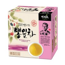 쌍계명차 김동곤 명인이 만든 뽕잎차, 1g, 40개입, 2개