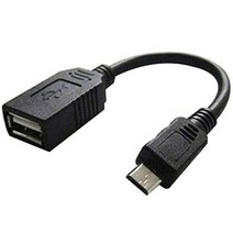 대원티엠티 OTG 케이블 DW-OTG-01M, 블랙, 5개