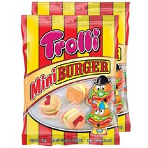 트롤리 미니버거 모양젤리, 50g, 2개