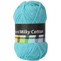 스위밍버드 밀키코튼 뜨개실 120g, 13하늘, 1개