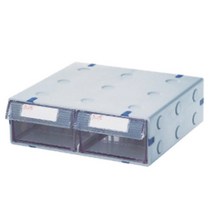 시스맥스 시스템 멀티 박스, 화이트, 대(263 x 237 x 78mm), 1단