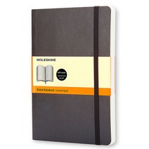 몰스킨 클래식노트 룰드 소프트커버, 블랙 포켓(Pocket), 1개