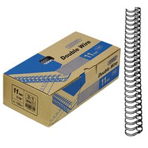 카피어랜드 3:1 제본 와이어링 100개입, 11mm, 검정색