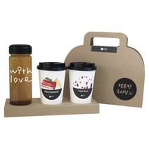 1AM 쥬뗌므 프리미엄 크라프트 with love 보틀 블랜딩 차세트 검은뚜껑, 패키지 + 티백세트(테이크아웃잔 2p + 얼그레이 블라썸 3p + 트리플 베리 3p) + with love 보틀 스티커 + 트라이탄 보틀 + 행복한우리집 패키지 스티커, 1세트