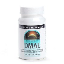 소스내츄럴스 DMAE 351mg 타블렛, 100개입, 1개