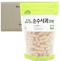 오가닉스토리 유기농 현미로 만든 순수사과 스낵 60g, 현미, 5개