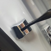 카템 현대 코나 자동차 도어 체커 커버 4p, 크롬