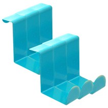 민스리빙 주방 다용도 후크 툴걸이, 6개입, 블루