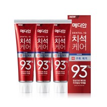 메디안 치석케어 구취제거 치약, 120g, 3개