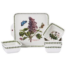 포트메리온 악센트 볼 세트, 1세트, 사각접시 + 미니사각볼 4p