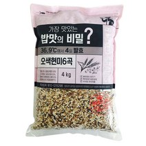 가장 맛있는 밥맛의 비밀 4일 발효 오색현미 6곡, 4kg, 1개