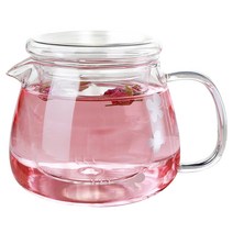 릴리 내열유리 필터 티포트 세트, 무색, 500ml
