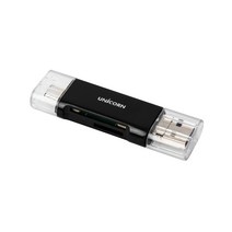 유니콘 통합 멀티 카드리더기, XC-800A, 검정(BLACK)