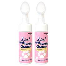 더독 2in1 풋 버블 반려동물용 클렌져 160ml, 2개입