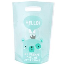 아이엔피 헬로베어 기프트 비닐백 민트 18 × 25c m, 50개
