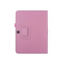 아이디스킨 갤럭시 탭4 10.1 SM-T530 가죽케이스, 핑크