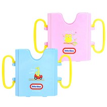 리틀타익스 우유케이스 핑크부엉이 + 블루기린, 혼합 색상, 1세트