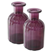 모리앤 바이올렛세로줄유리병, 진보라, 2개