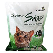 퀸오브샌드 응고형 고양이 두부 모래 녹차, 7L, 3kg, 1개