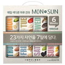 NUTOLOGY 먼투썬 6주 하루견과, 20g, 42개입