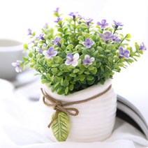 행복한마을 마음에 쏙드는 조화화분 모음, 금잔디퍼플, 1개
