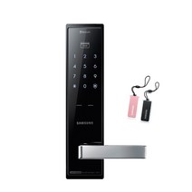 삼성SDS 손잡이 일체형 번호키 디지털 도어락 SHP-DH520