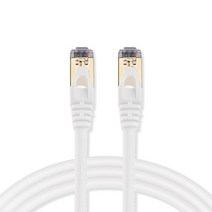 AVIVE 고급형 STP 5m CAT7 랜선 케이블, WHITE, 1개