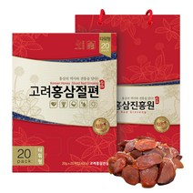 고려홍삼진흥원 고려홍삼절편 타워형   쇼핑백, 20g, 20개