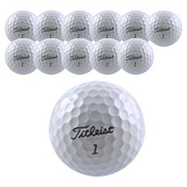 타이틀리스트 골프공 흰색 로스트볼 PRO V1 PRO V1x 혼합 A+급 지름 4cm 12p세트, 화이트, 1세트