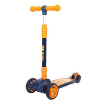 카카오프렌즈 폴딩접이식 캐릭터 스쿠터 스핀형높이조절 버튼식고정장치 LED휠 어린이 저학년 초등학교 안전모 S921, 라이언