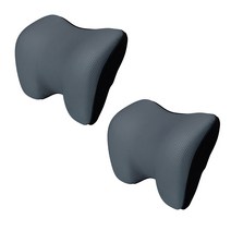 삼에스 7도 메모리폼 목쿠션 2p, 그레이, 2개
