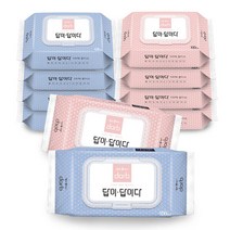 답이답이다 다용도 물티슈 캡형, 100매입, 10개입