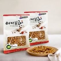 야아부르니 국내산 강아지 수제간식, 유황연어베이커리, 2개