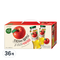 자연은 170일 사과 100, 180ml, 36개