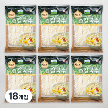 칠갑농산 콩칼국수, 400g, 18개입