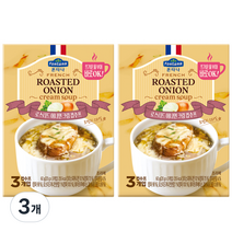 폰타나 프렌치 로스티드 어니언 크림 컵수프, 60g, 3개