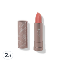 100퍼센트퓨어 코코아 버터 세미 매트 립스틱, 스트로우베리 캑터스, 2개, 4.5g