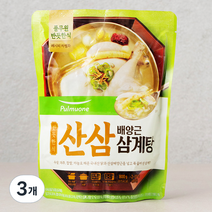 풀무원 반듯한식 산삼배양근 삼계탕, 3개, 800g