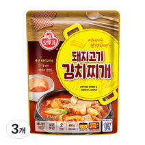 오뚜기 돼지고기 김치찌개, 480g, 3개