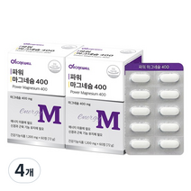로니웰 파워 마그네슘 400, 72g, 4개, 60정