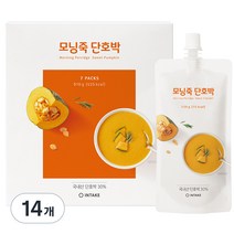 인테이크 모닝죽 단호박 즉석죽, 130g, 14개
