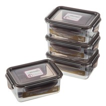 코멧 퍼펙트씰 밀폐용기, 400ml, 4개
