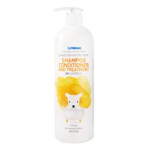 포켄스 강아지 3 in 1 샴푸 앤 린스, 1000ml, 1개